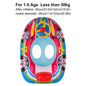 1PC Swimming Pool Float Ring Seat, Cute Car-shaped Inflatable Summer Beach Pool Tube with Handles (Blue and Pink)